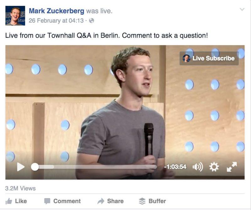 facebook engagement