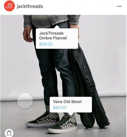IG product tags