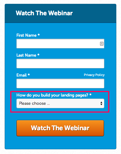 email sign up