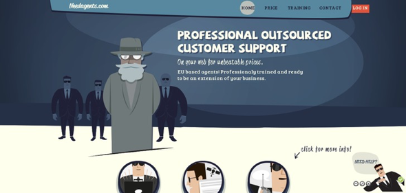 cartoon website styles