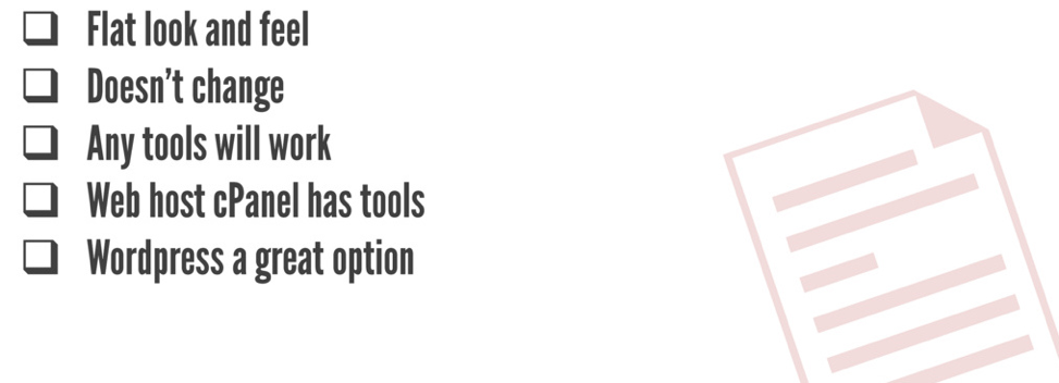 static website styles