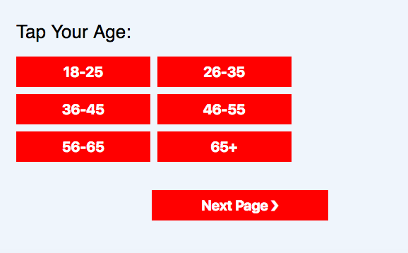 landing page details