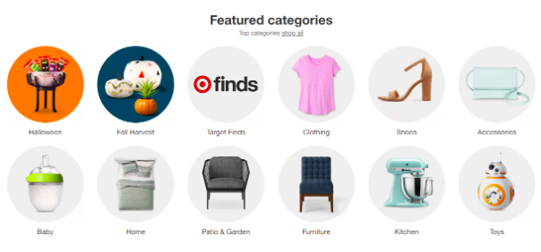 product listing