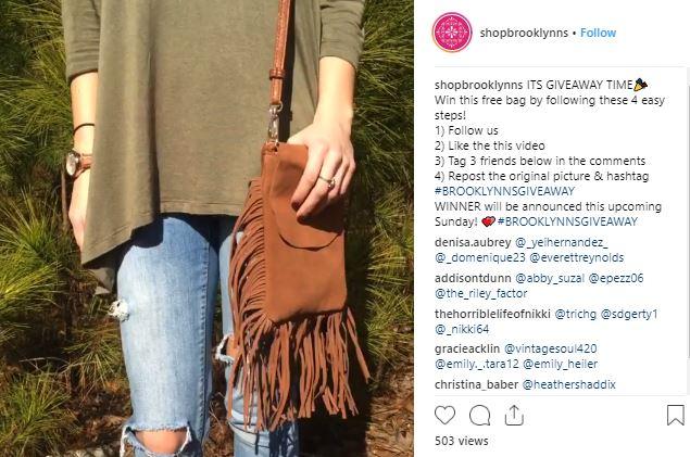 social media giveaway