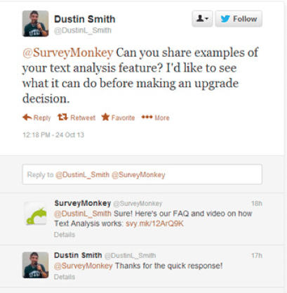 social media response