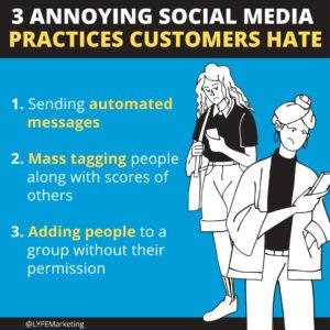 annoying social media practices