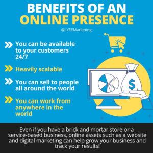 benefits of an online presence