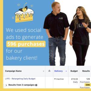 social media ads result