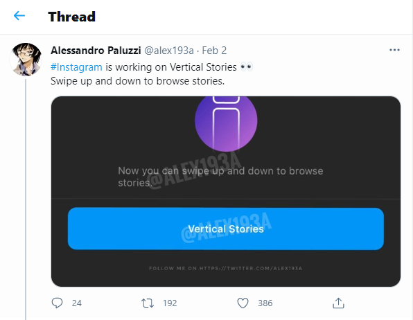 new Instagram updates