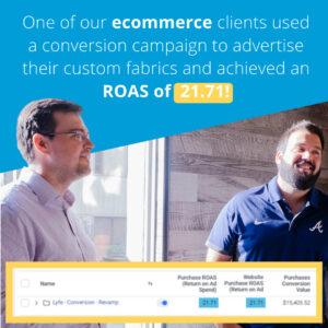 social media ads result