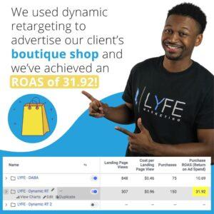 social media ads result