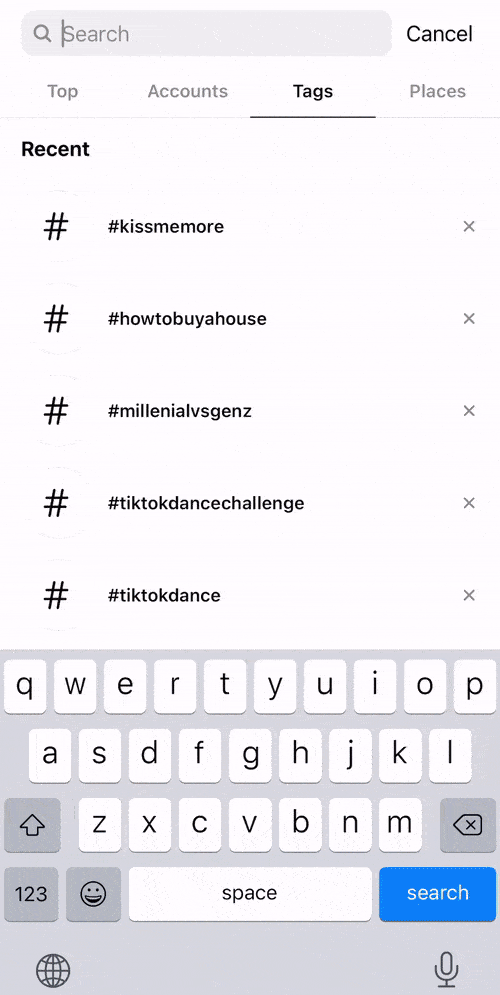 hashtags