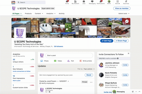 linkedin advertising