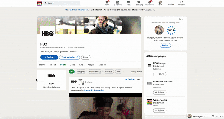 linkedin advertising