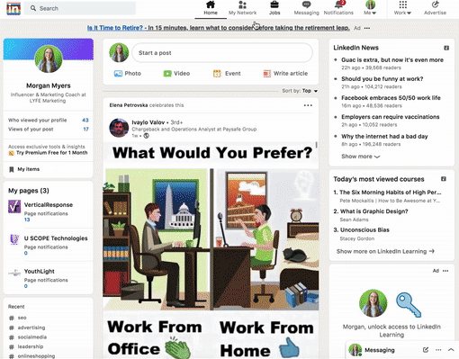 linkedin advertising