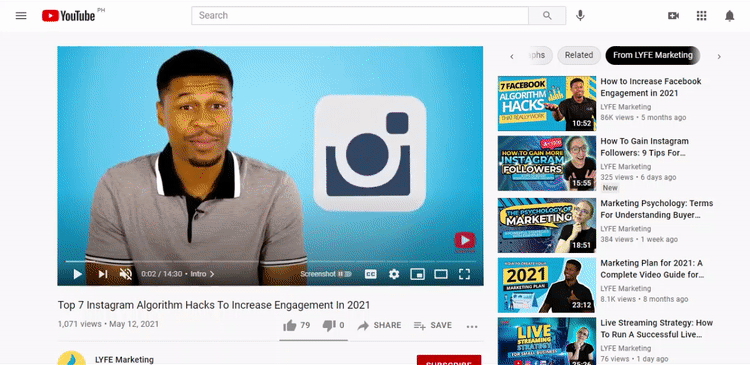 youtube engagement
