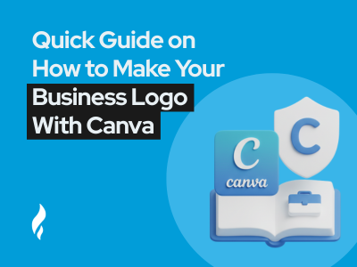 make your business logo with canva