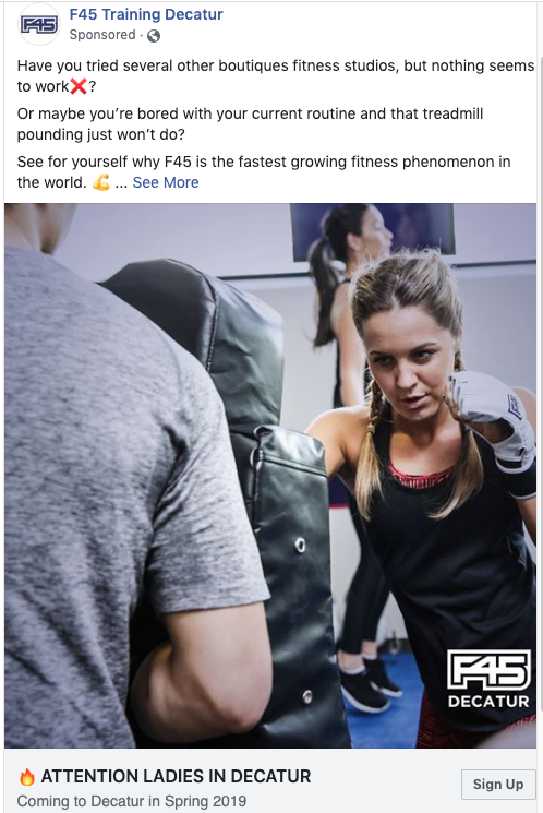 facebook ad examples