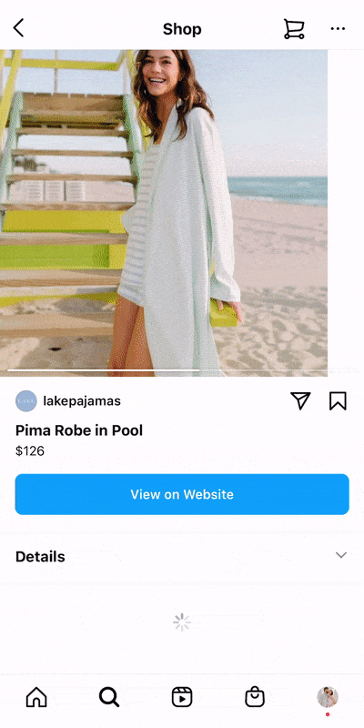 instagram shop tab ads