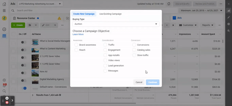 instagram lead ads