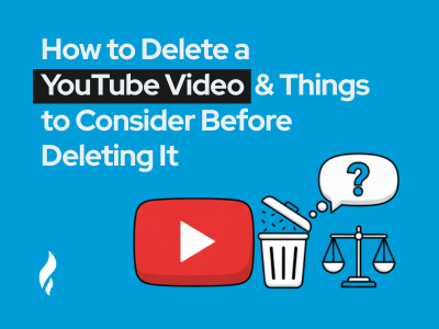 how to delete a youtube video
