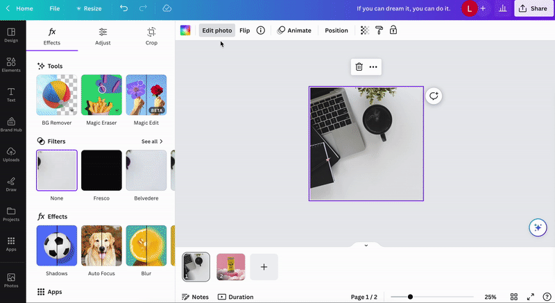 how to use ai tools in canva