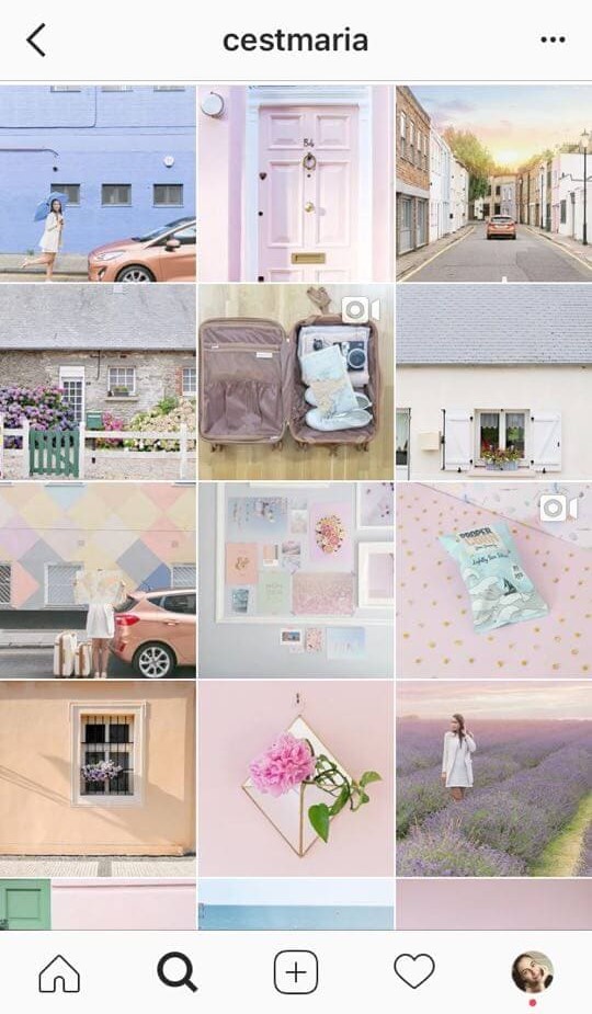 cohesive instagram feed