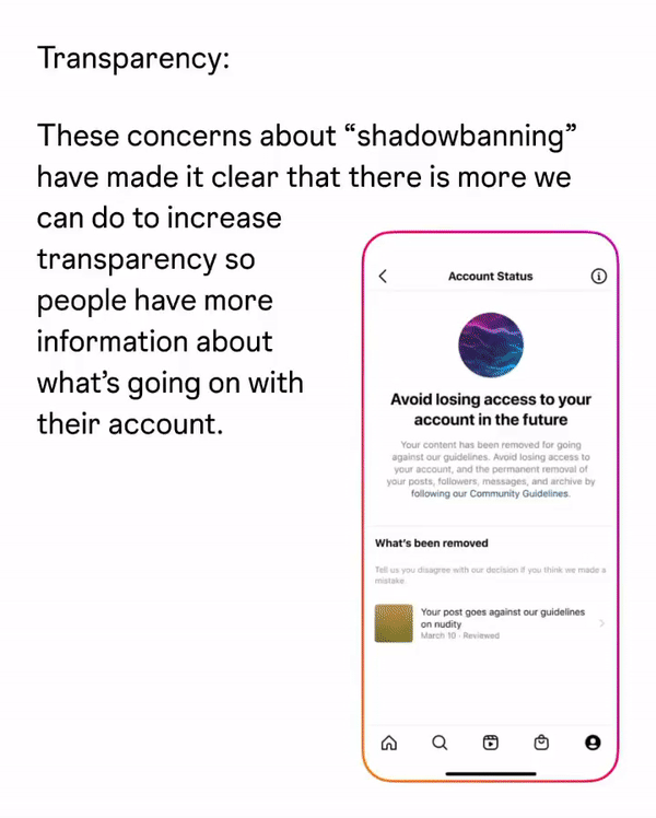 instagram shadowbanning