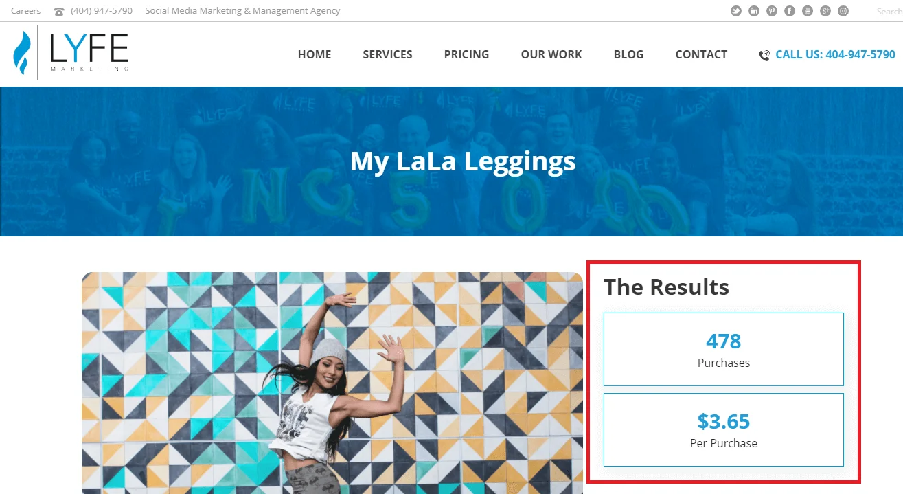 social media results