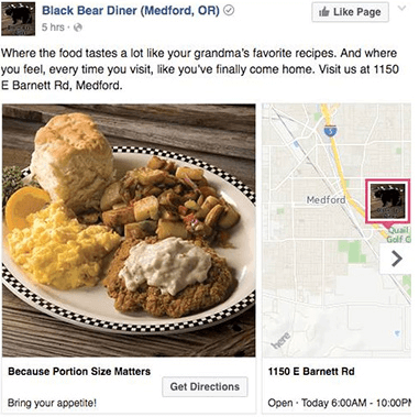 Facebook marketing for restaurants