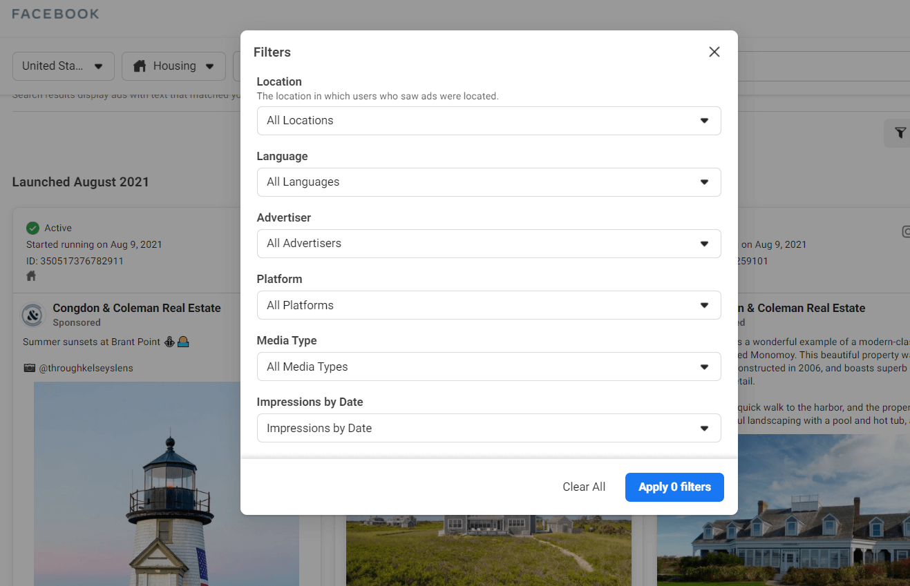 facebook ads for real estate