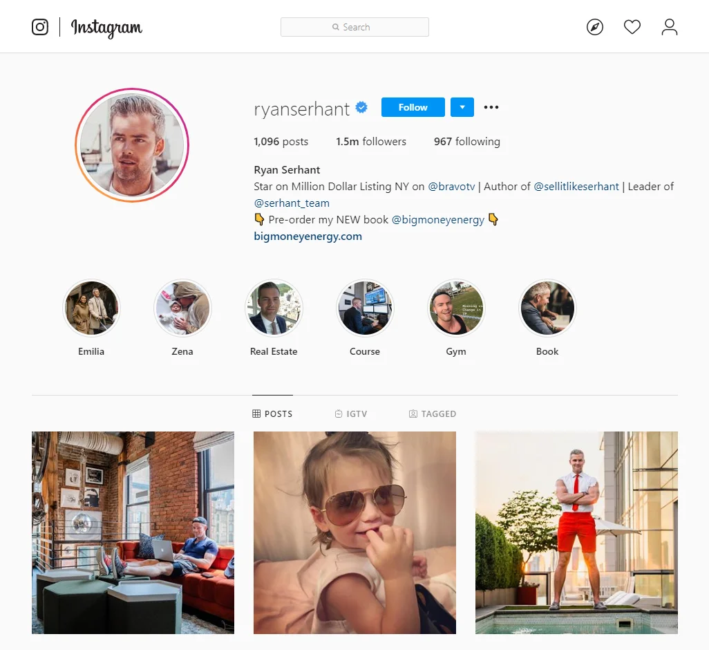 real estate instagram