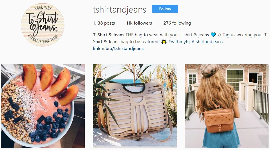 using hashtags on Instagram