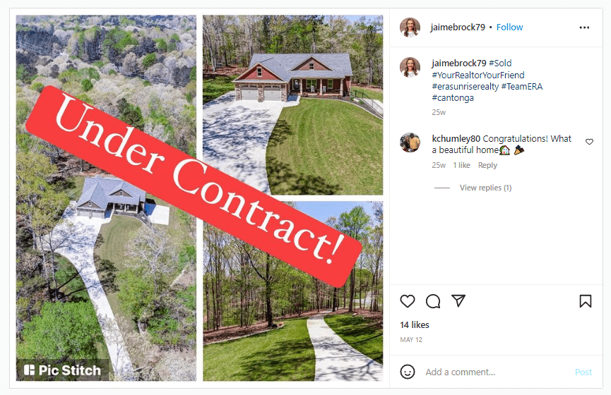 real estate social media posts