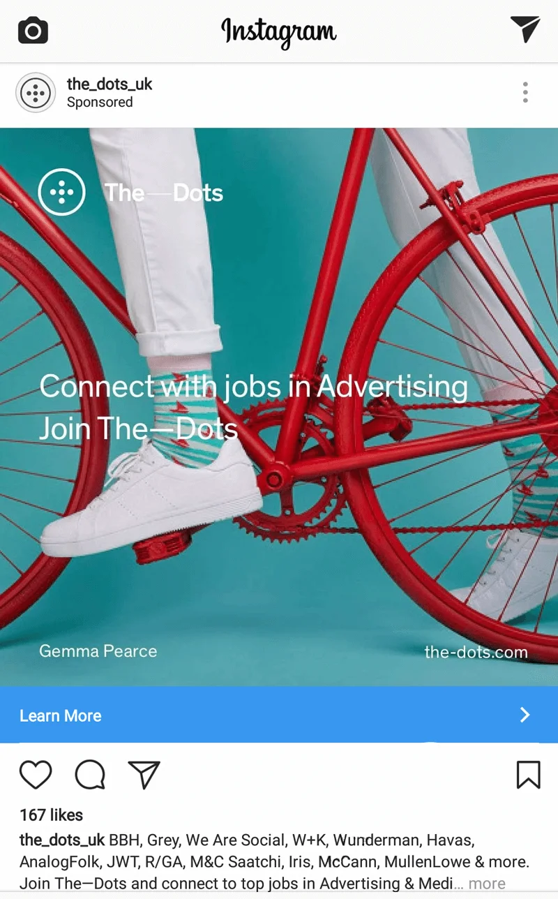 instagram advertising examples