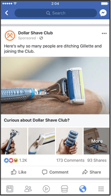 facebook ad examples