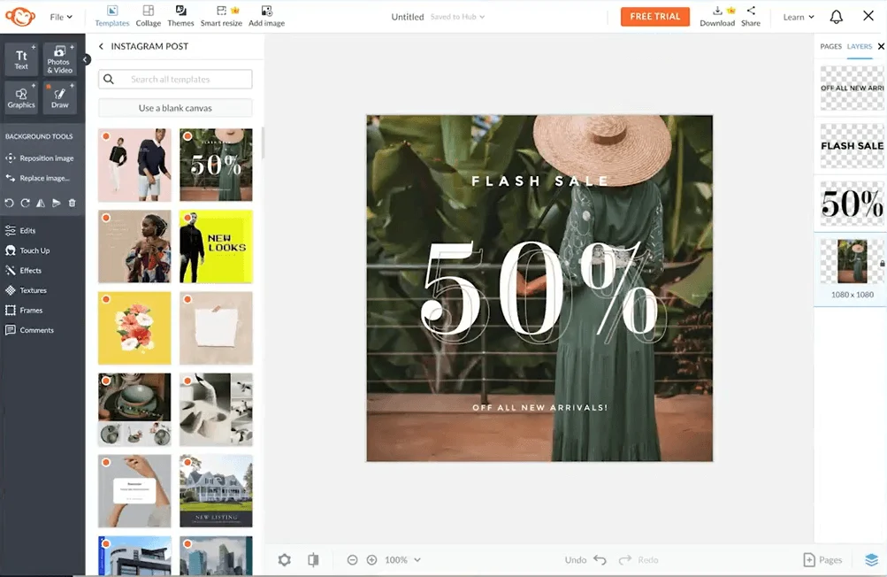 theme for business social feed