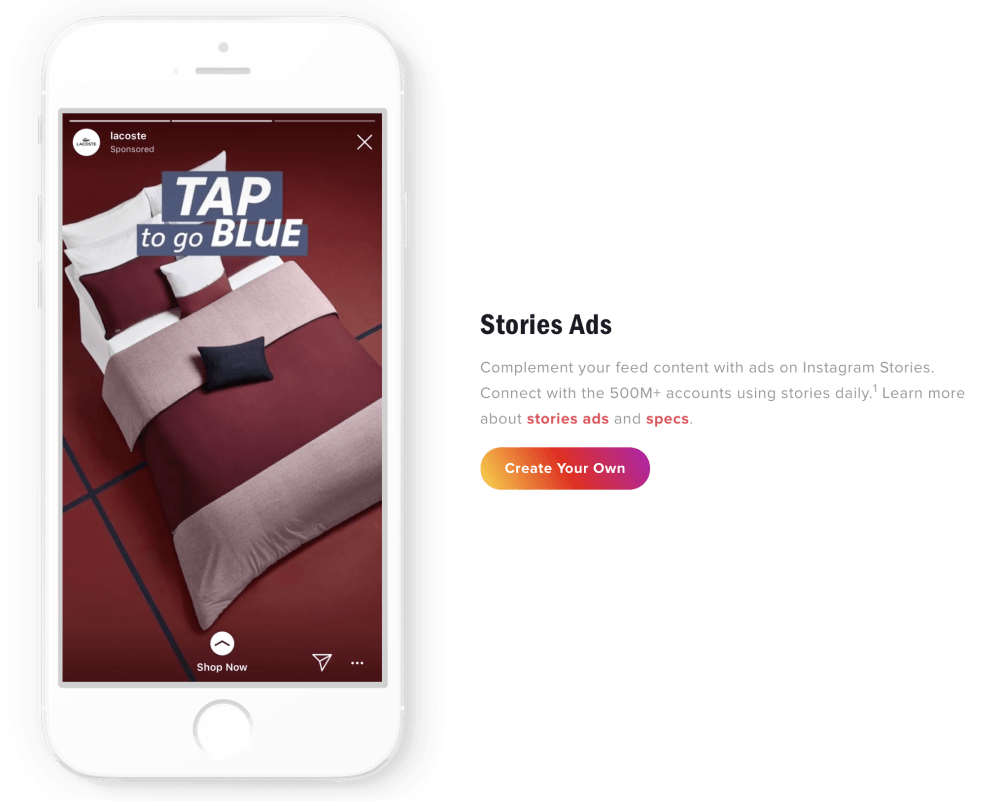 Instagram story ads