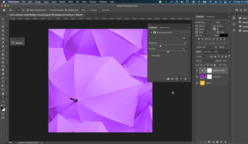 how to change the color of an object in photoshop