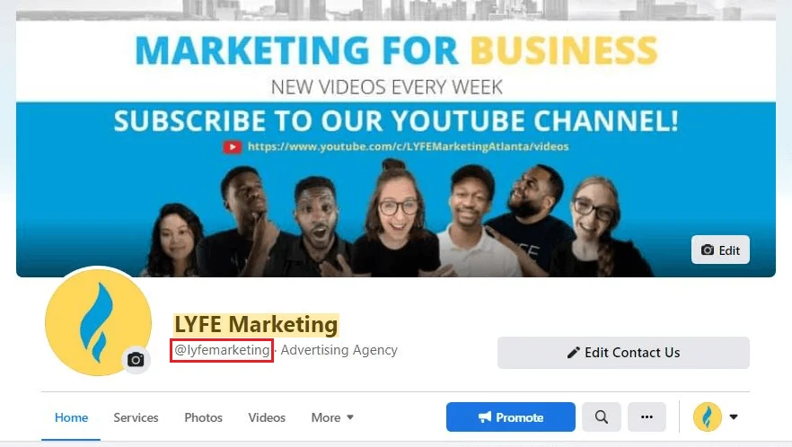 change your facebook business page name