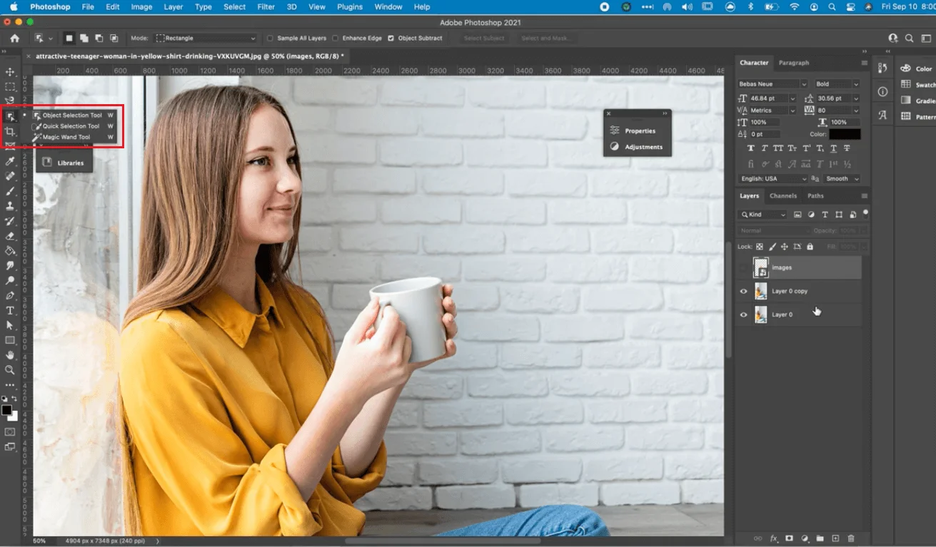 how to change the color of an object in photoshop