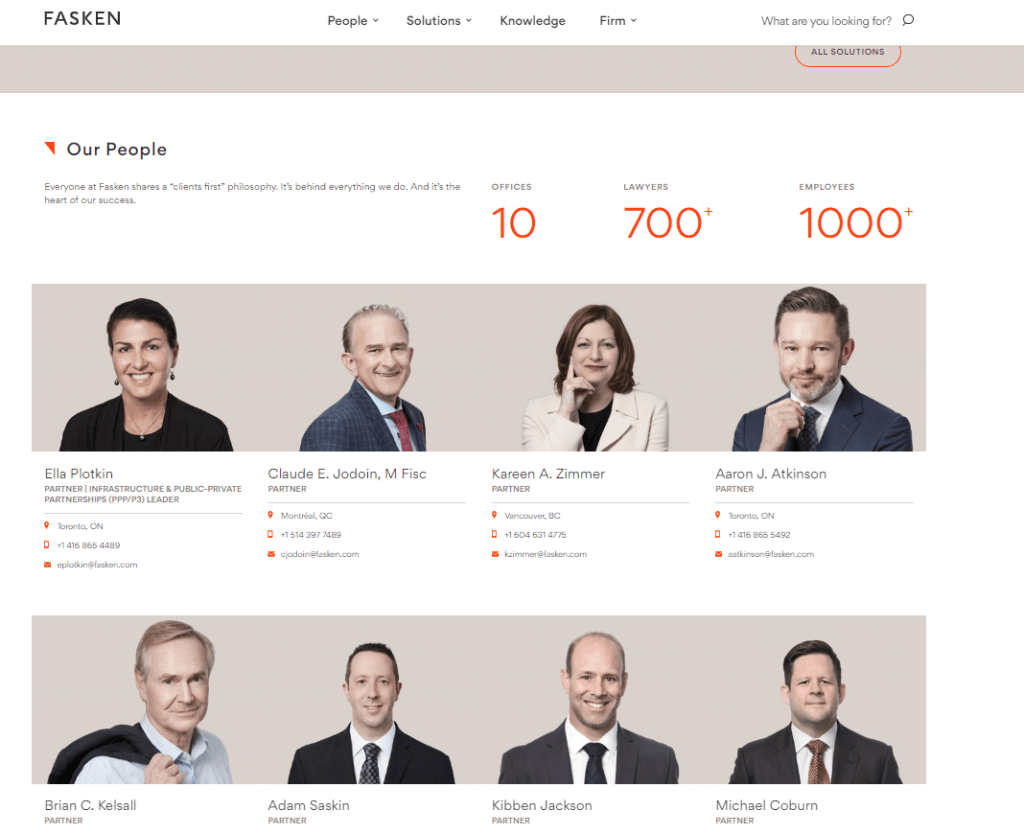 best attorney websites