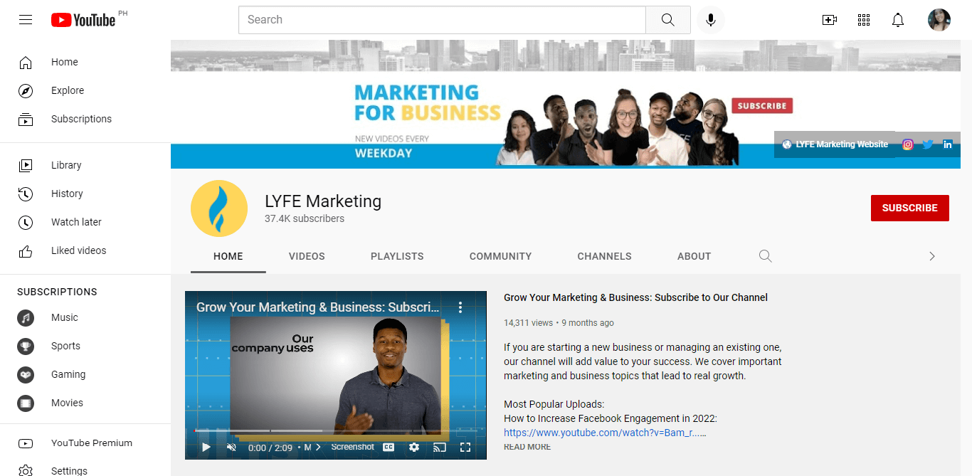 how to create a youtube playlist