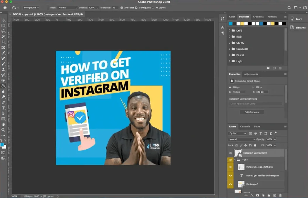 theme for business social feed