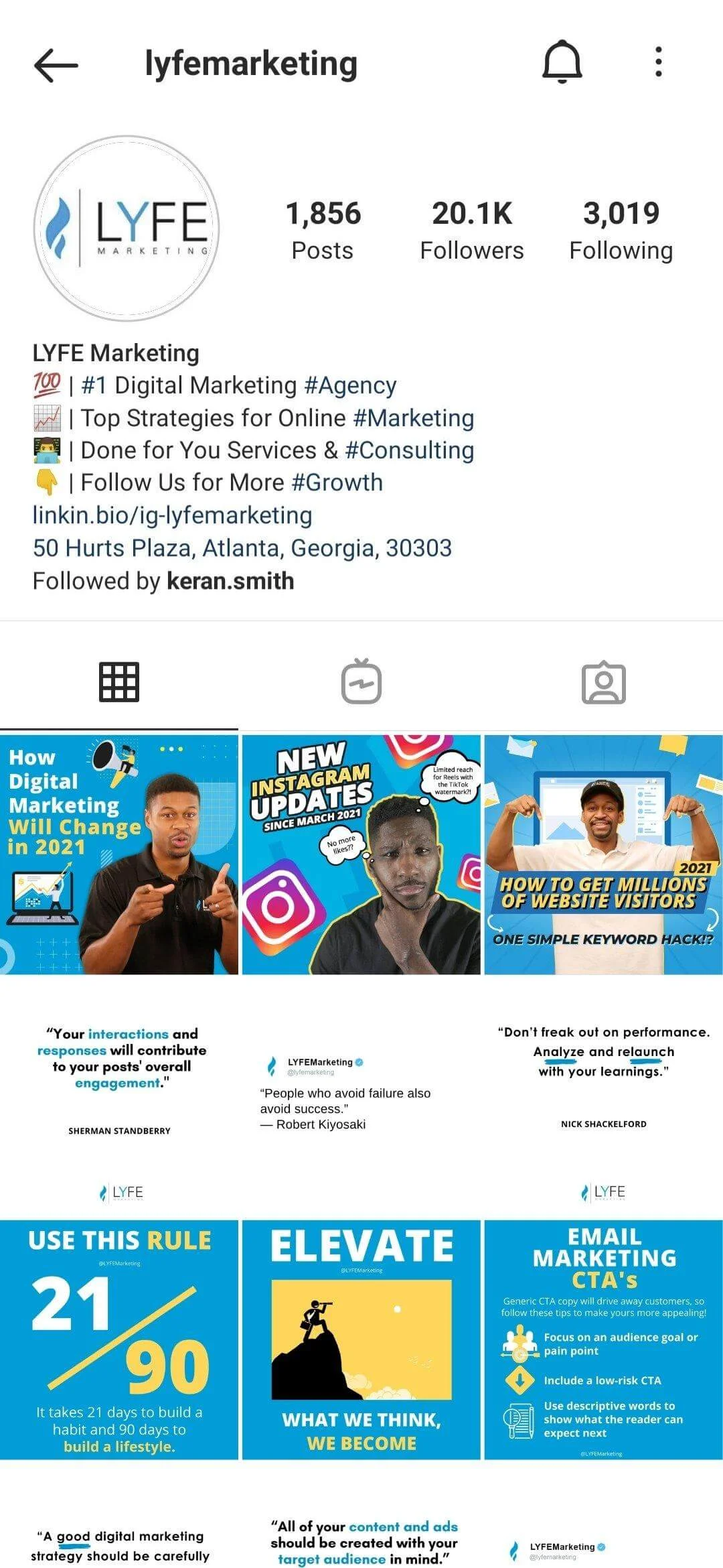 theme for business social feed