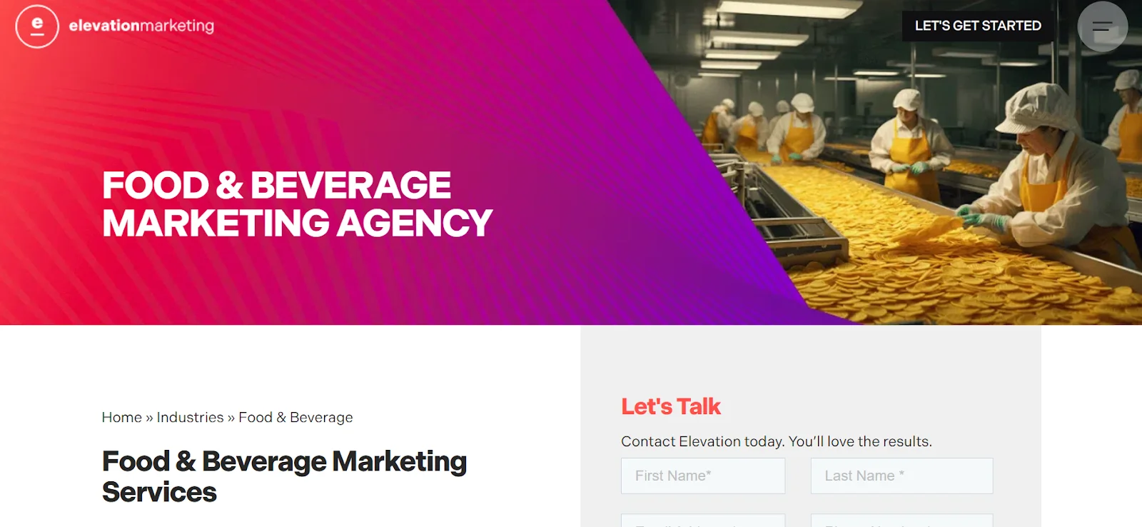 Top Food & Beverage Marketing Agencies