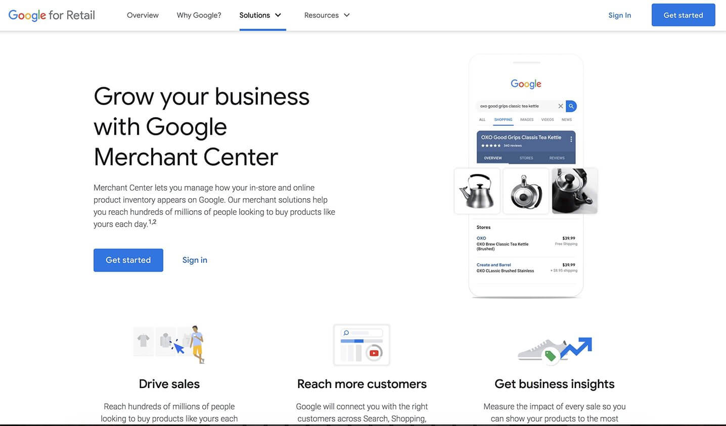 google merchant center