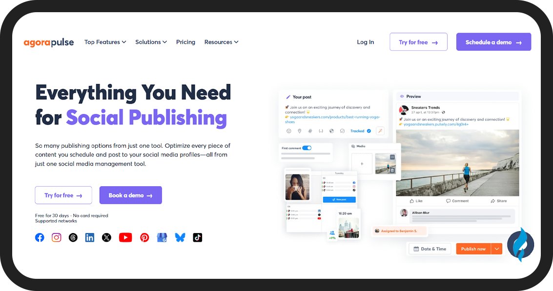 Best Social Media Scheduler: Agorapulse
