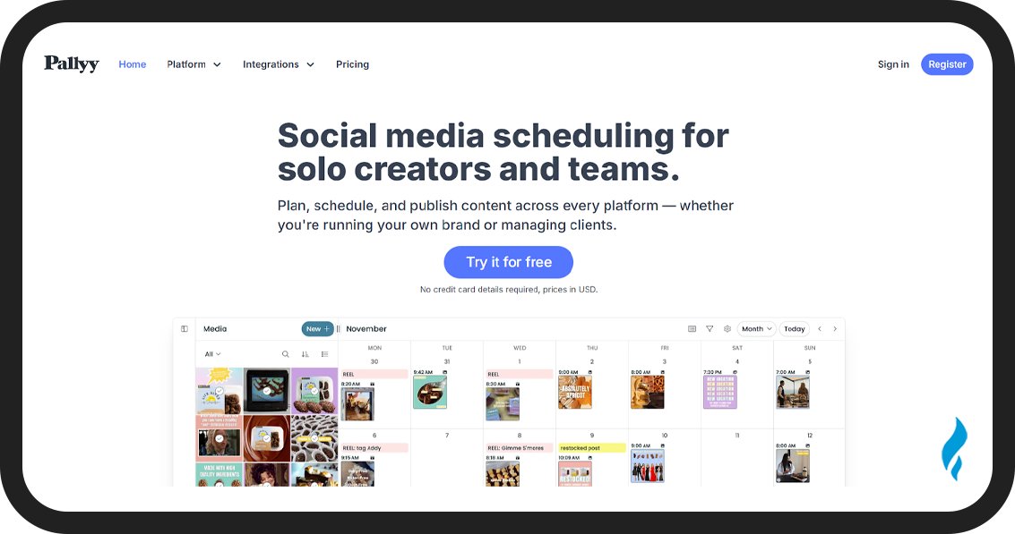 Best Social Media Scheduling Tools: Pally 