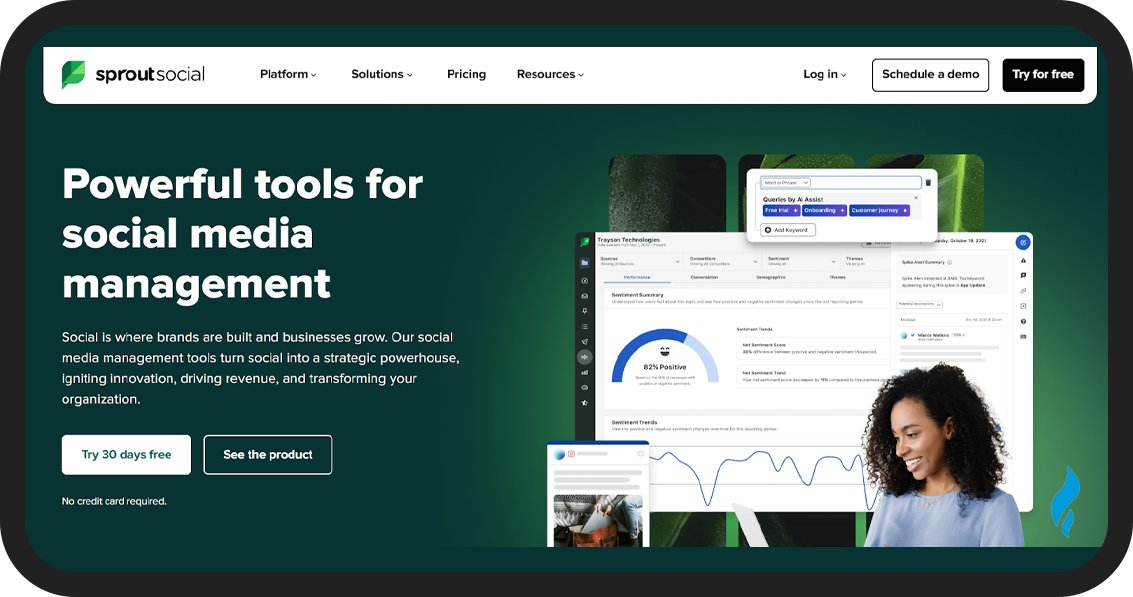 Best Social Media Scheduler: Sprout Social